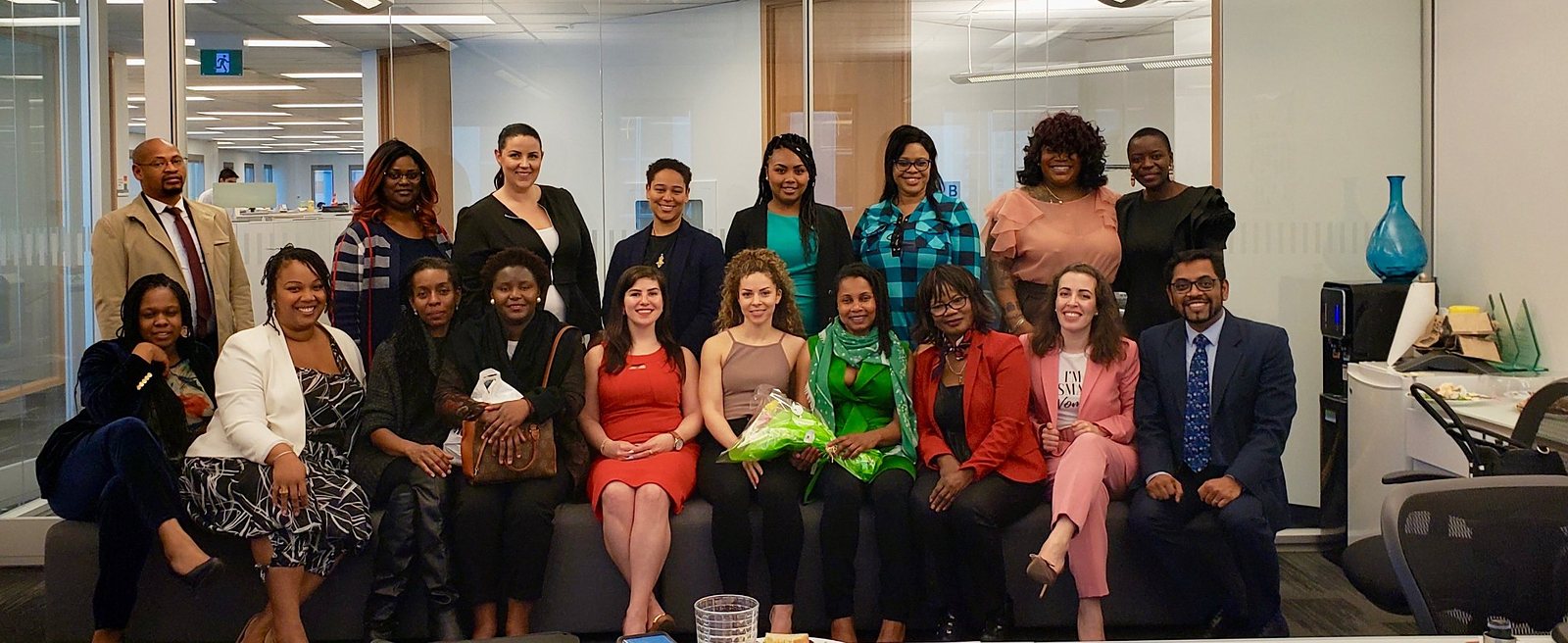 Women entrepreneurs meeting lenders at a Let’s Get Funded event.